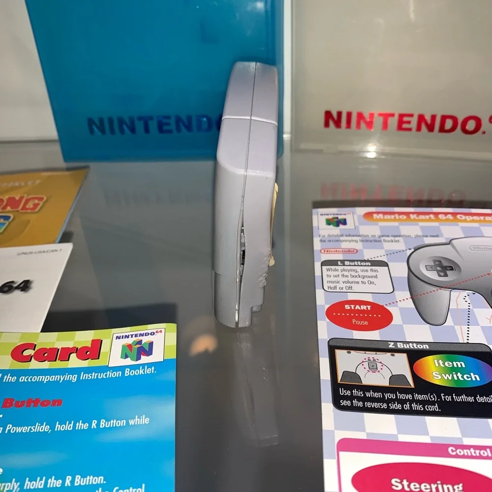 Nintendo 64 video game and manuals bundle